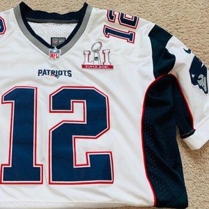 Genuine Nike Super Bowl Tom Brady Jersey